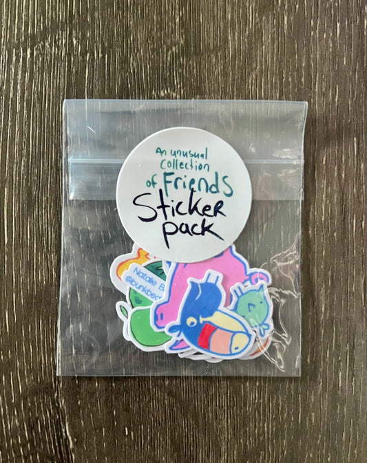 STICKER PACK: Unusual Collection of Friends
